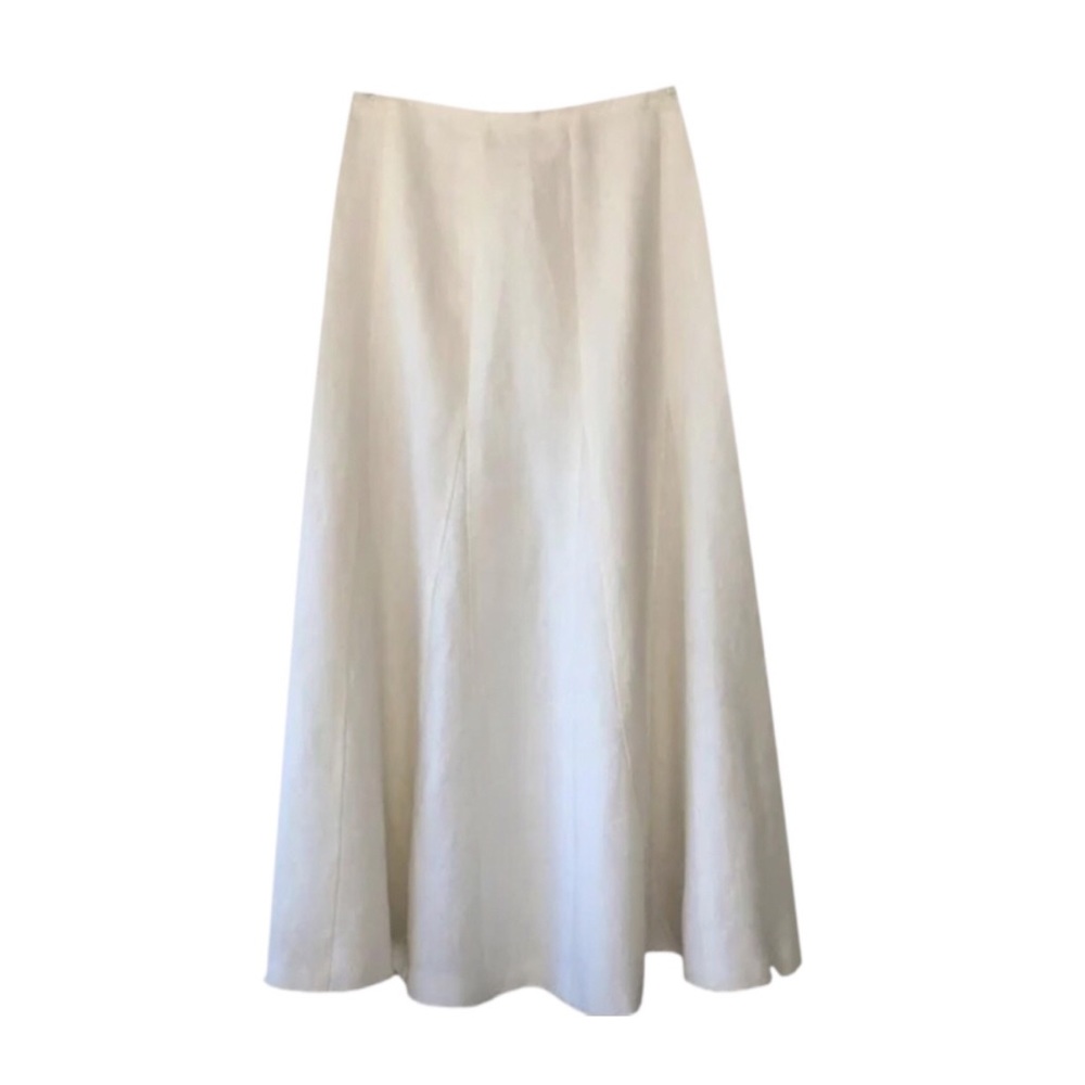 Linen Midi Skirt